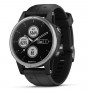 Garmin Fenix 5S Plus Silver with Black Band (010-01987-21)