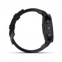 Garmin Fenix 5 Plus Sapphire Black with Leather Band (010-01988-07)