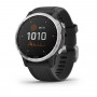 Garmin Fenix 6S Solar Silver with black band (010-02409-00)